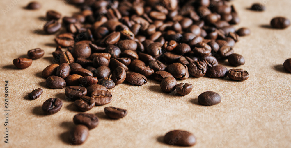 Naklejka premium Coffee beans.