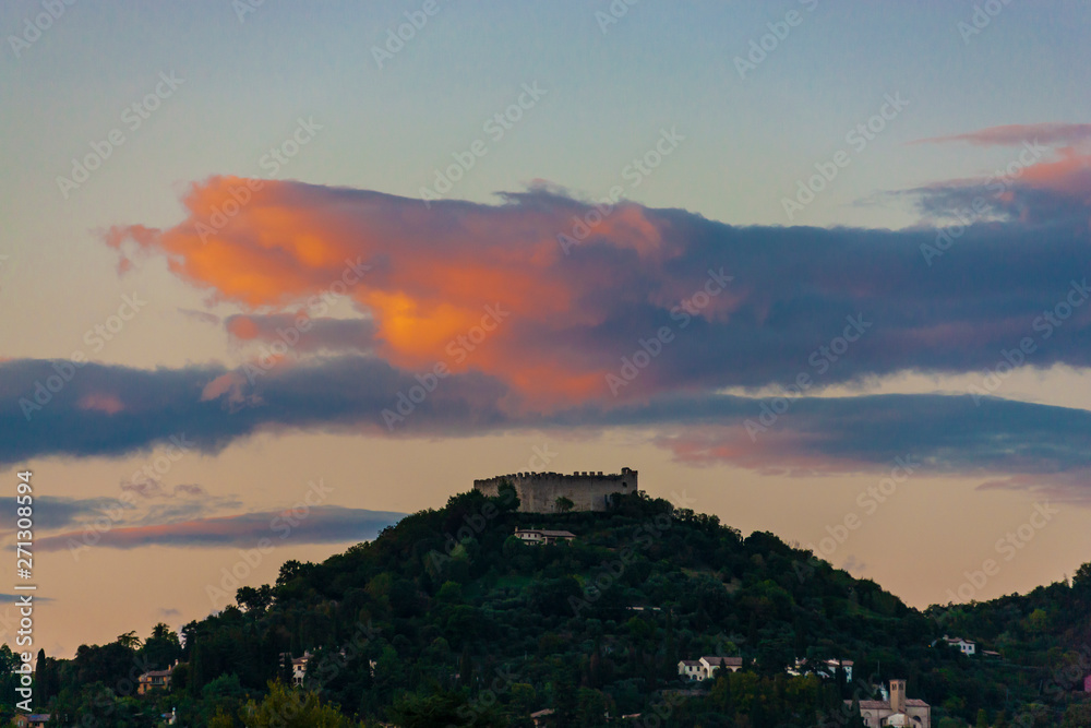 The town of Asolo in Italy / The fortress