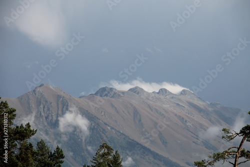 mountains in winter