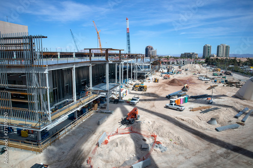 A building under contruction in Vegas