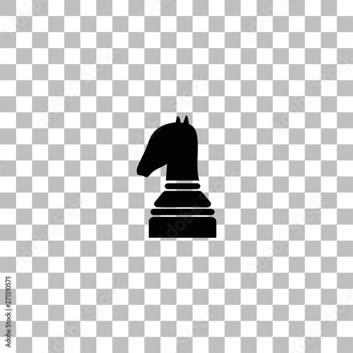 Chess icon flat photo