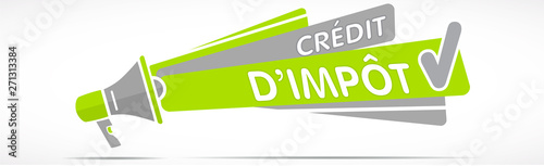 mégaphone : crédit d'impôt