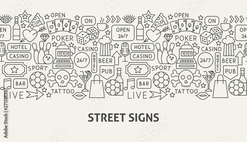Street Signs Banner Concept