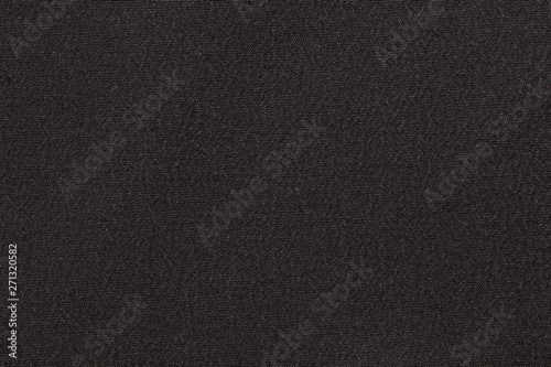 Dark gray fabric background texture. Detail of textile material close-up © bm_photo