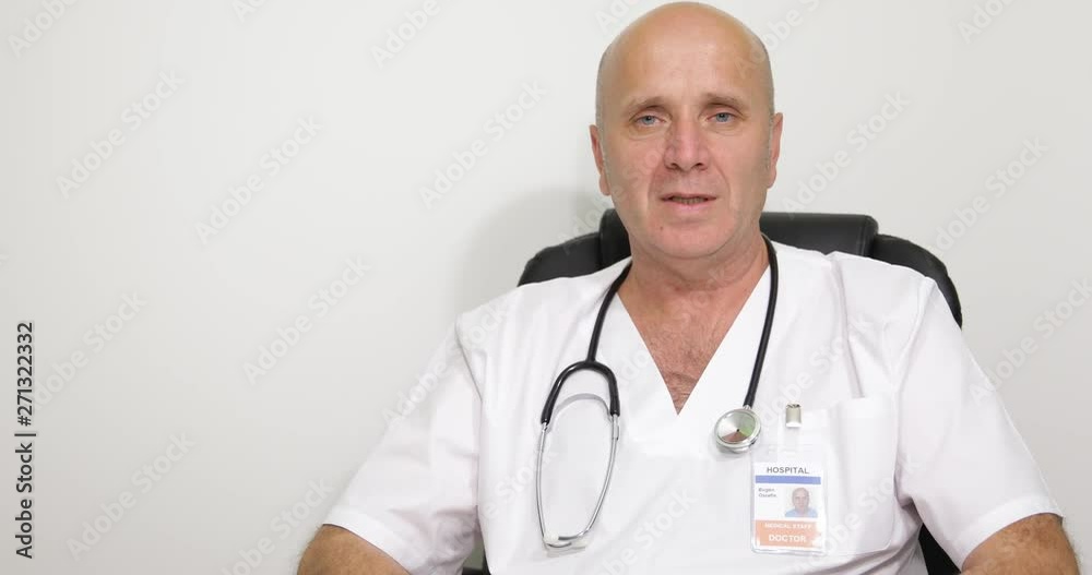 Doctor Presentation in Hospital Talking and Explaining a Medical Procedure Doctor Presentation in Hospital Talking and Explaining a Medical Procedure