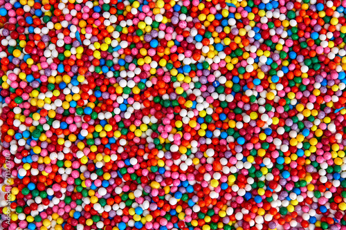 Colorful bright background, multi-colored balls. Sweet nice background candy.
