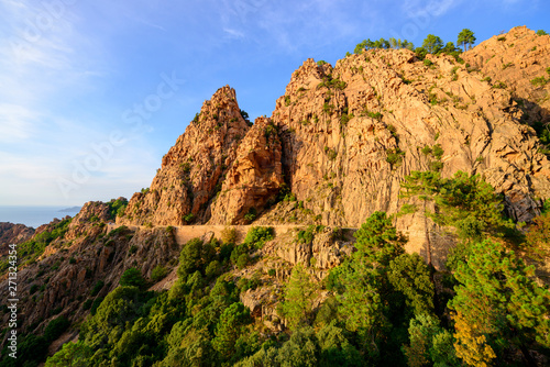 France, Corsica, calanche at Piana photo