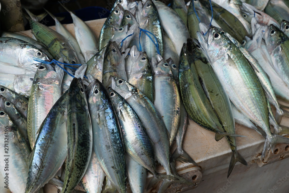 Obraz premium fisch auf dem markt in afrika