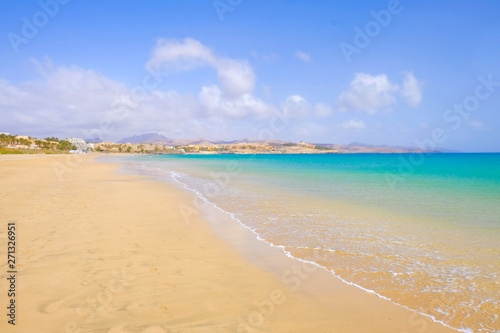 Beach Costa Calma on Fuerteventura  Canary Islands.