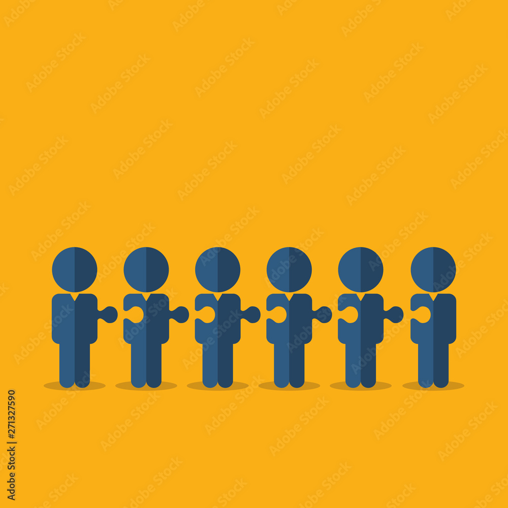 Teamwork. Business teamwork and partnership concept vector symbol. Idea of cooperation and collaboration. Teamwork. Business teamwork and partnership concept vector symbol. Idea of cooperation and collaboration.