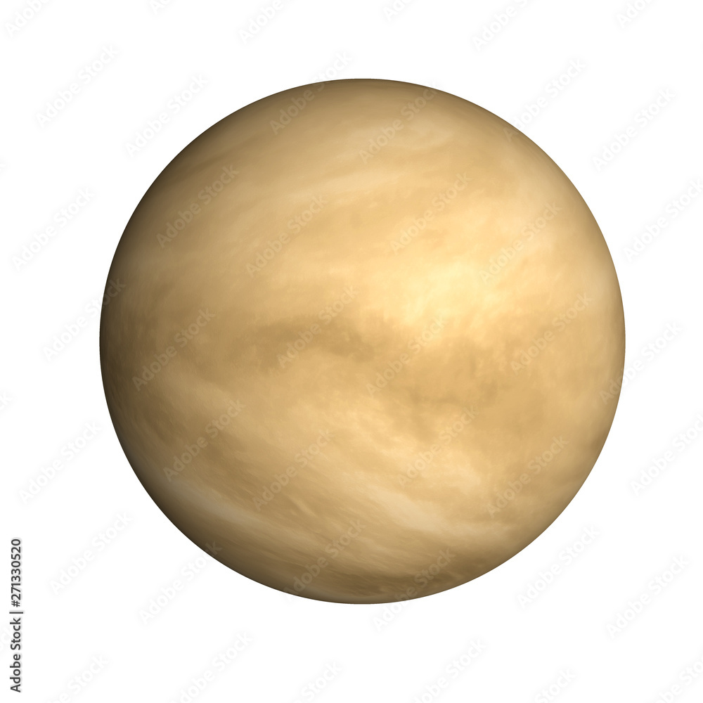 High detailed Venus planet of solar system with atmosphere isolated on white background. Science fiction. Elements of this image were furnished by NASA. High detailed Venus planet of solar system with atmosphere isolated on white background. Science fiction. Elements of this image were furnished by NASA.