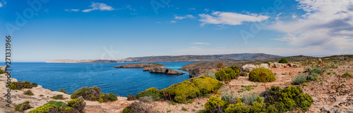 The Blue Lagoon on Comino Island  Malta Gozo.