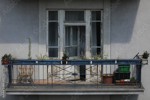 Balcony view of residential building