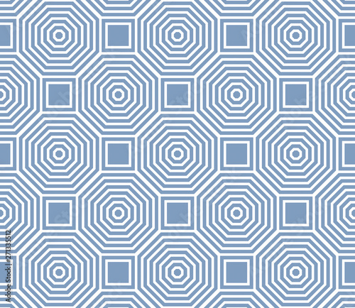 Blue and white simple geometric pattern 