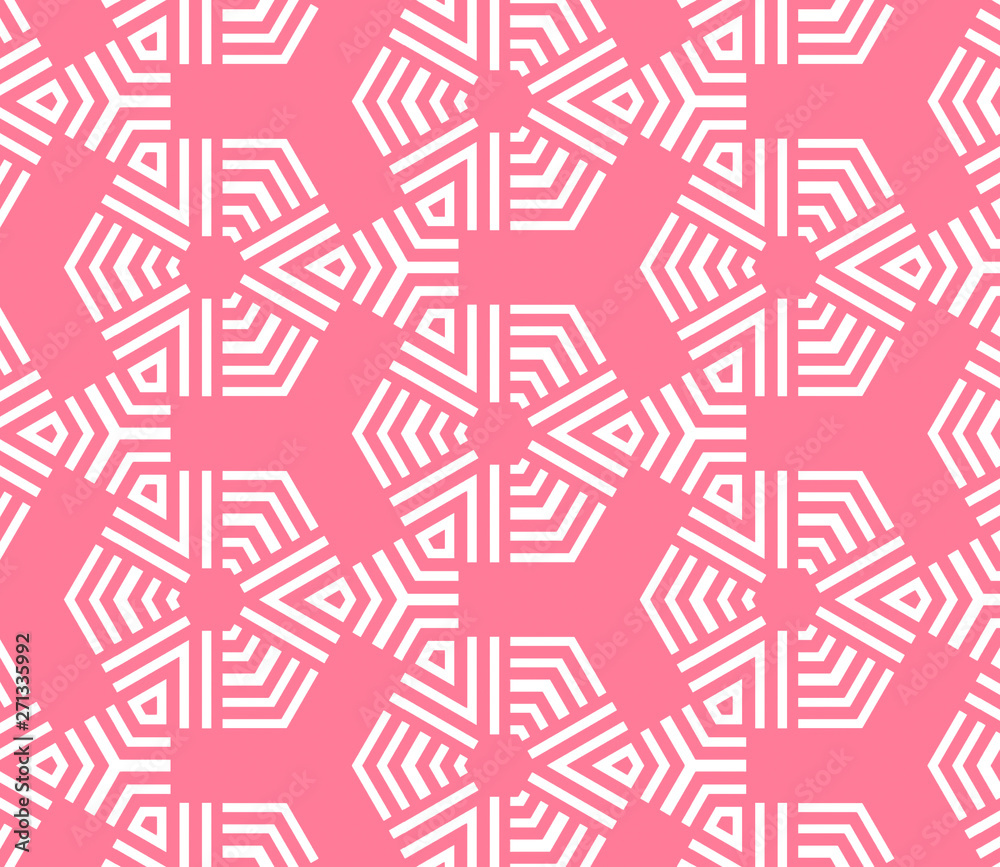 Pink and white pattern with geometric simple design, texture for girl Pink and white pattern with geometric simple design, texture for girl