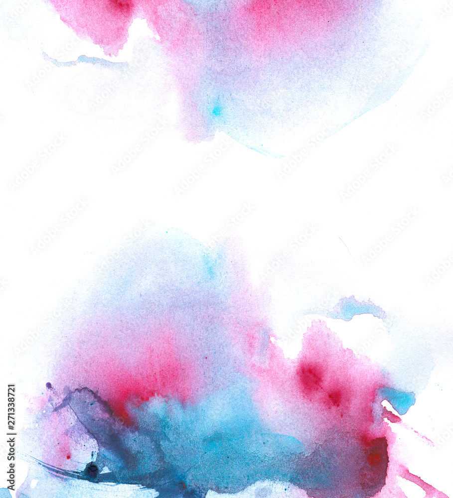 Ultraviolet Watercolor Abstract Background