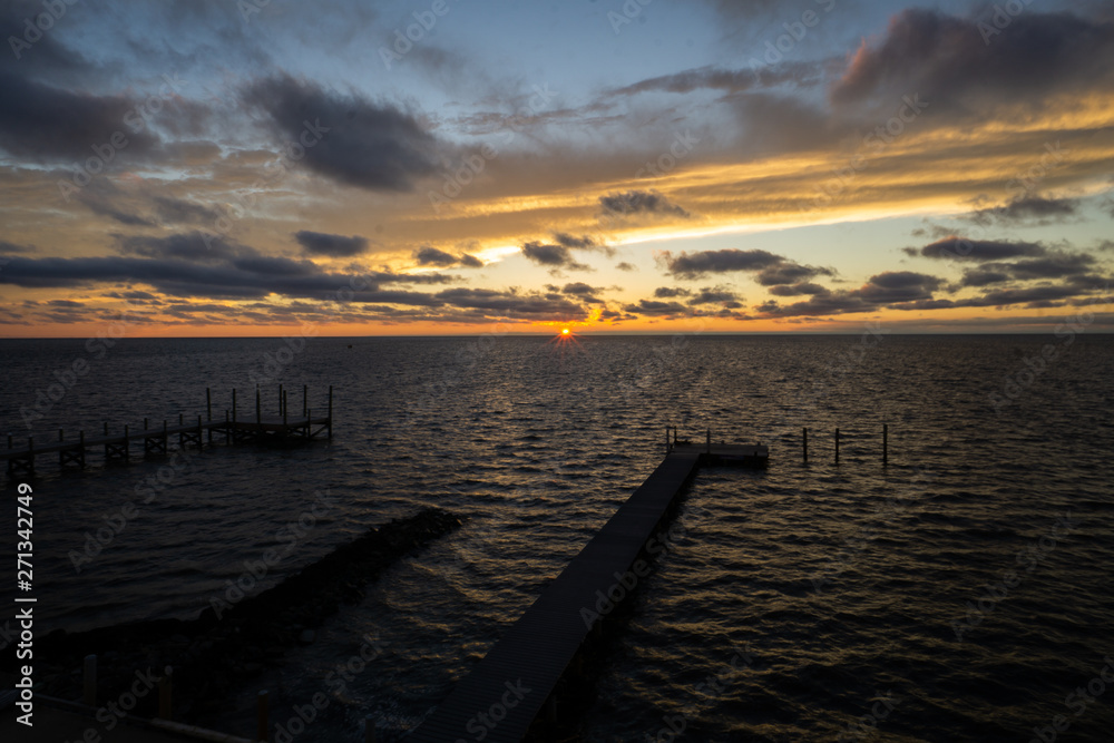 Obraz premium sunset california