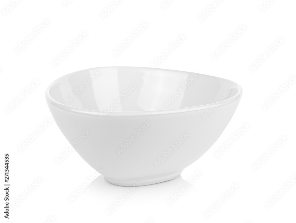 Empty white bowl isolated on white background. Empty white bowl isolated on white background.