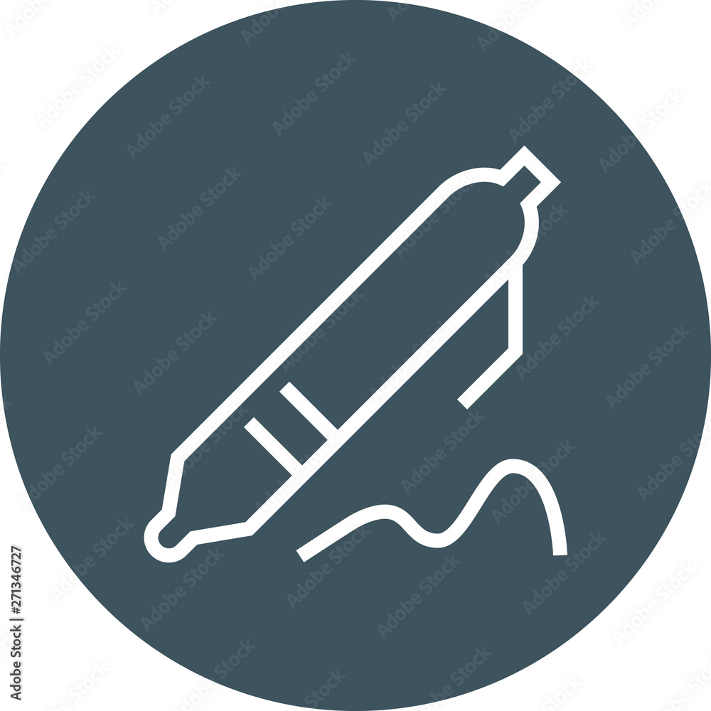 Pen Signature Autograph Outline Icon Pen Signature Autograph Outline Icon