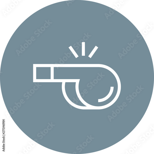 Whistle Signal Sound Outline Icon