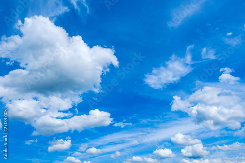 【写真素材】 青空 空 雲 初夏の空 背景 背景素材 6月 コピースペース © Rummy & Rummy