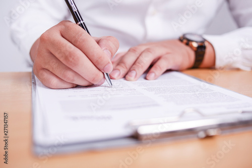 Businessman Signing Contract