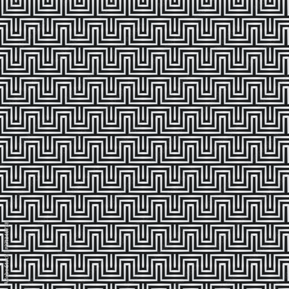 modern geometric pattern, block concept, combination gray and black colors. 3D style Concept. seamless monochrome wave square pattern. Abstract geometric stripes. black and white background modern geometric pattern, block concept, combination gray and black colors. 3D style Concept. seamless monochrome wave square pattern. Abstract geometric stripes. black and white background