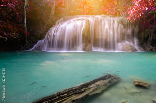 waterfall in deep forest   thailand