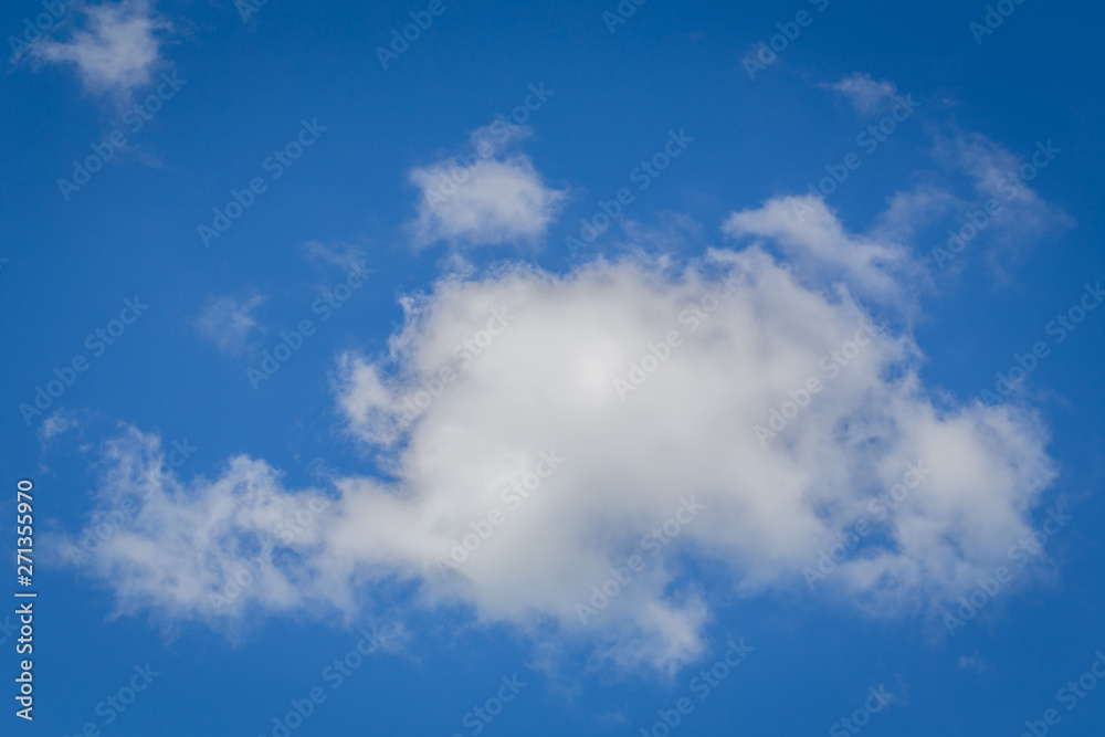 Clouds with blue sky in bright day