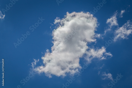 Clouds with blue sky in bright day