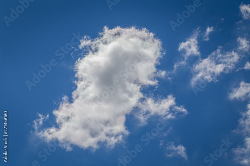 Clouds with blue sky in bright day