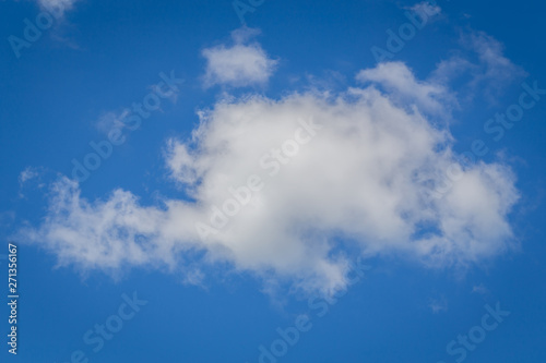 Clouds with blue sky in bright day