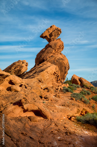Balanced Rock at Valley of Fire State Park, Nevada