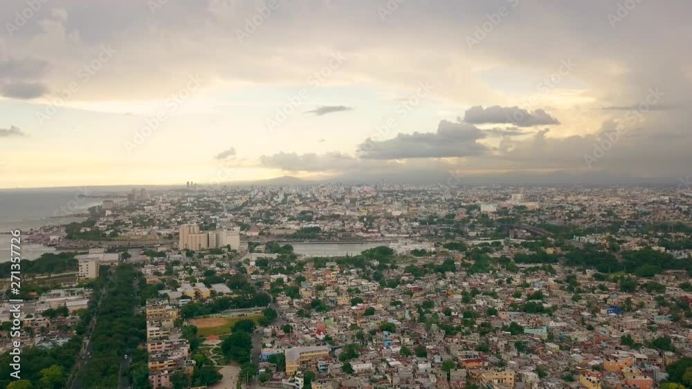 Sunset over Santo Domingo, Dominican Republic Sunset over Santo Domingo, Dominican Republic