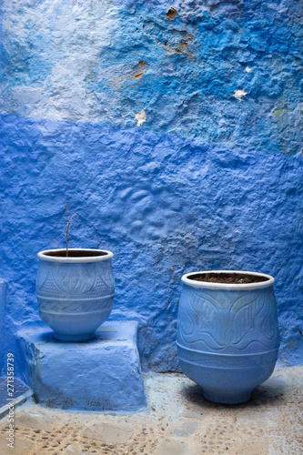 The blue city of Chefchaouen, Morocco is fascinating to visit. The Medina is on a steep hill so there's all sorts of interesting architecture to match the environment © Marylou