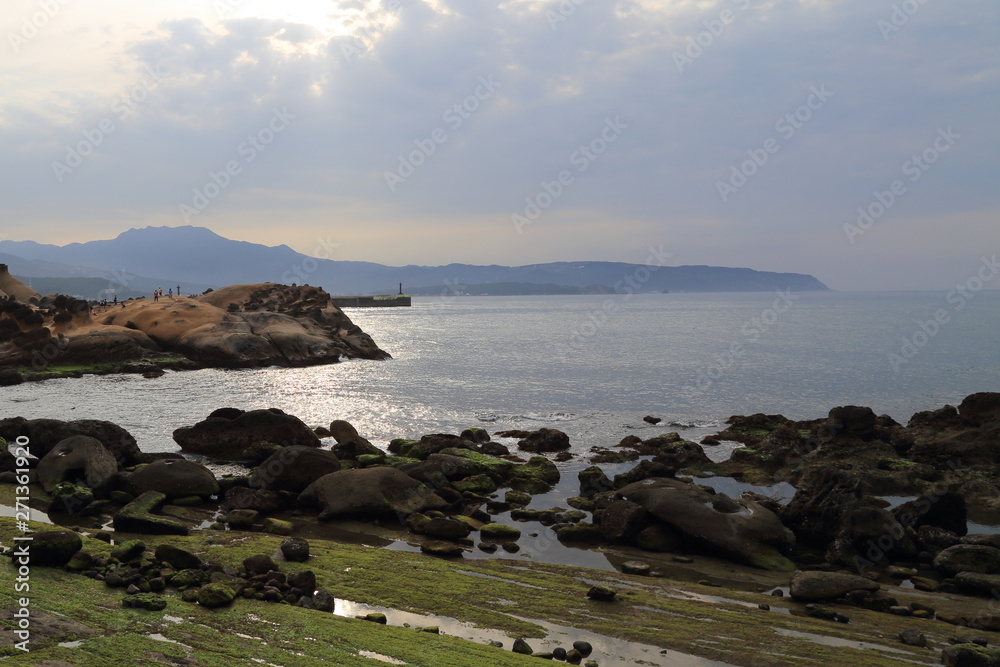 Natural landscape in Yehliu Geopark, taipei, Taiwan Natural landscape in Yehliu Geopark, taipei, Taiwan