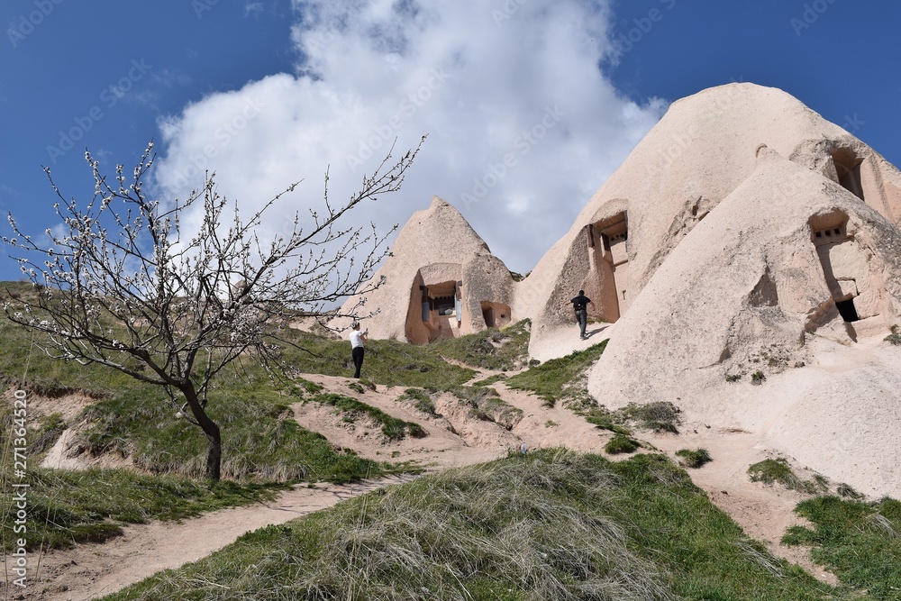 Rocky landscape. Goreme. Cappadocia. Turkey. Rocky landscape. Goreme. Cappadocia. Turkey.