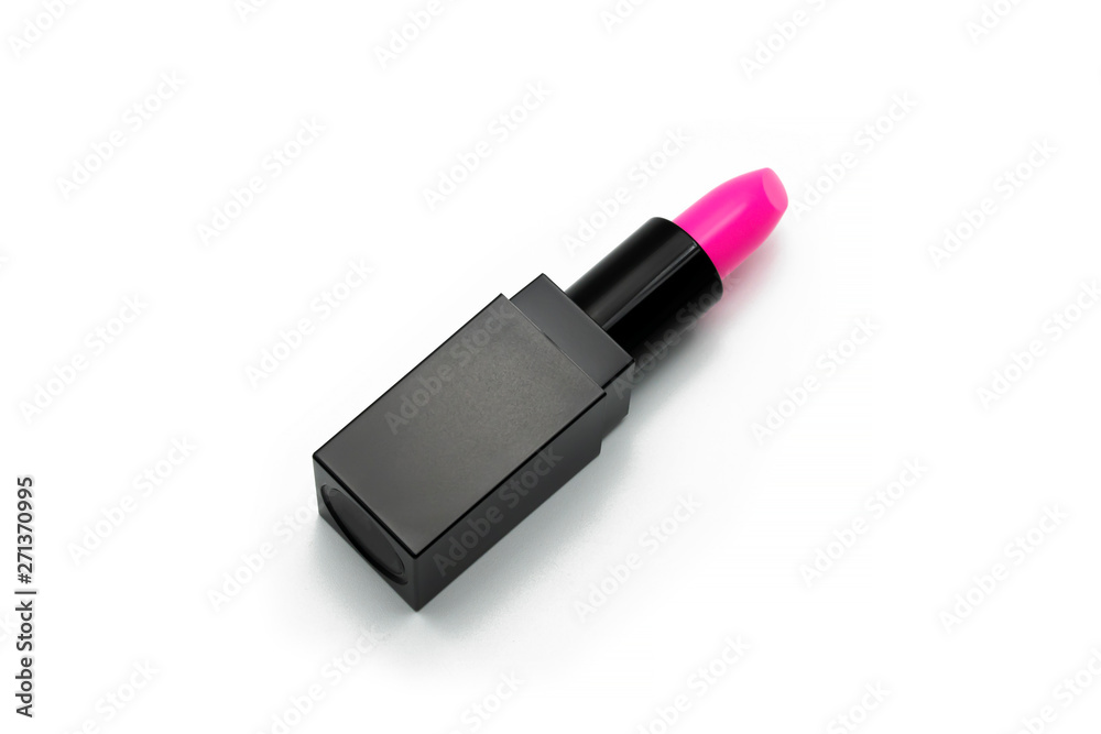 Close up of Pink Lipstick Isolated on White Background. Close up of Pink Lipstick Isolated on White Background.