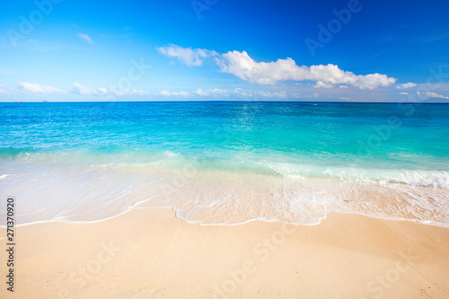 tropical beach and sea photo