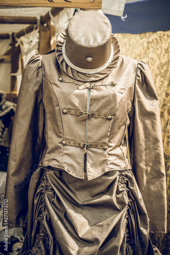 Steampunk Dress with Hat