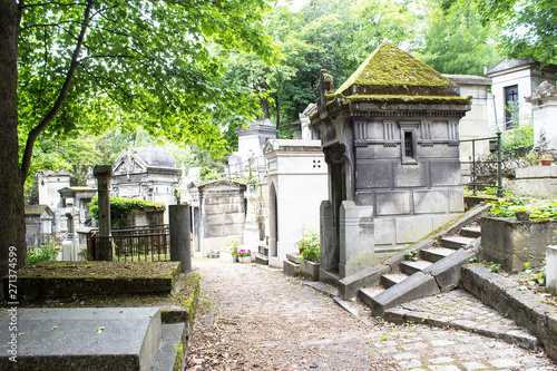 The Parisian cemetery Pere-Lachaise