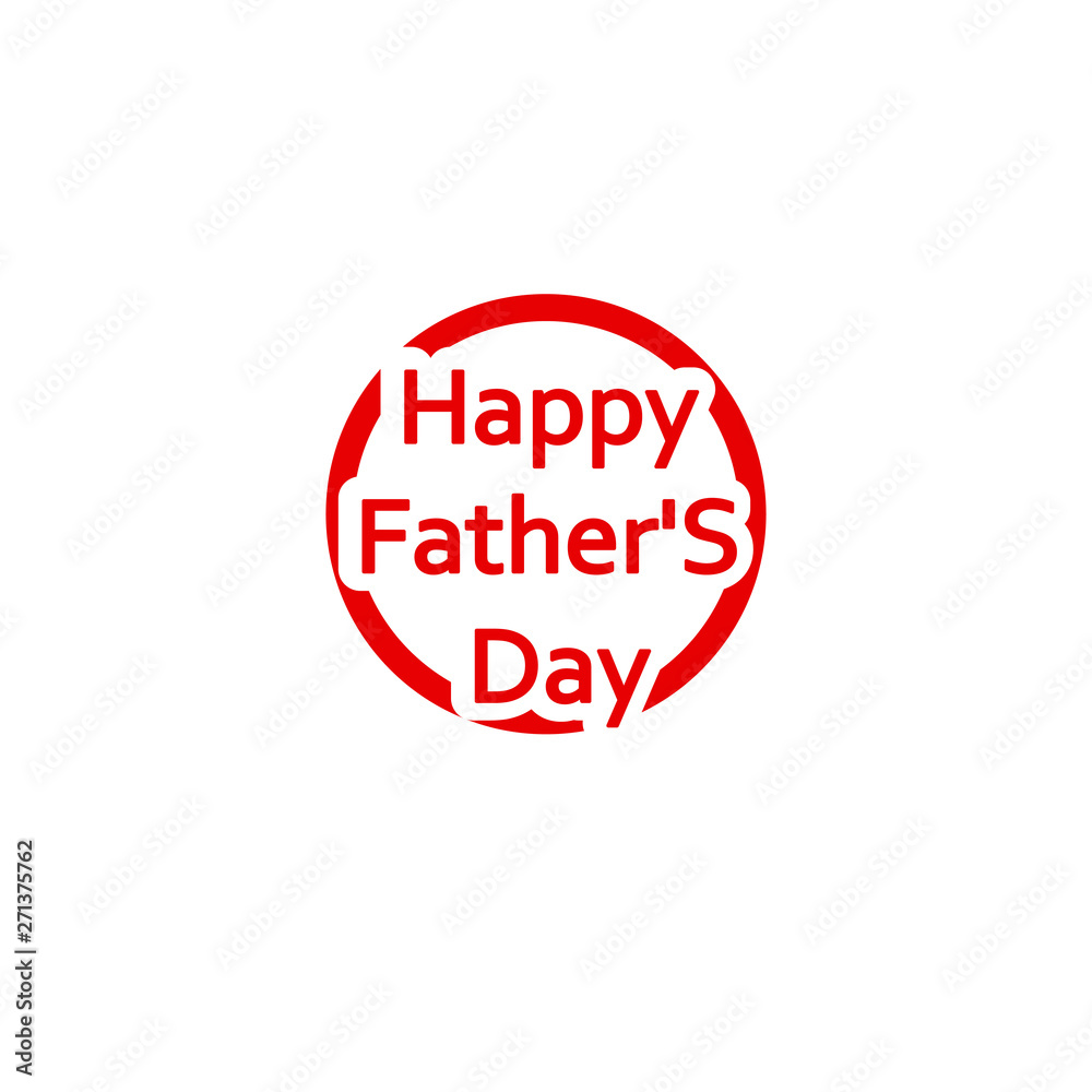 Happy father's day concept design Happy father's day concept design