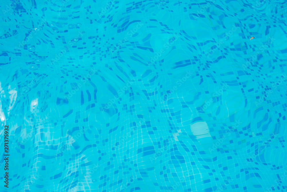 Bright blue surface swimming pool water background Bright blue surface swimming pool water background