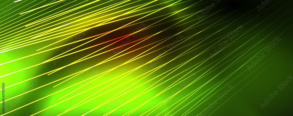 Shiny color neon light with lines, abstract wallpaper, shiny motion, magic space light. Techno abstract background Shiny color neon light with lines, abstract wallpaper, shiny motion, magic space light. Techno abstract background