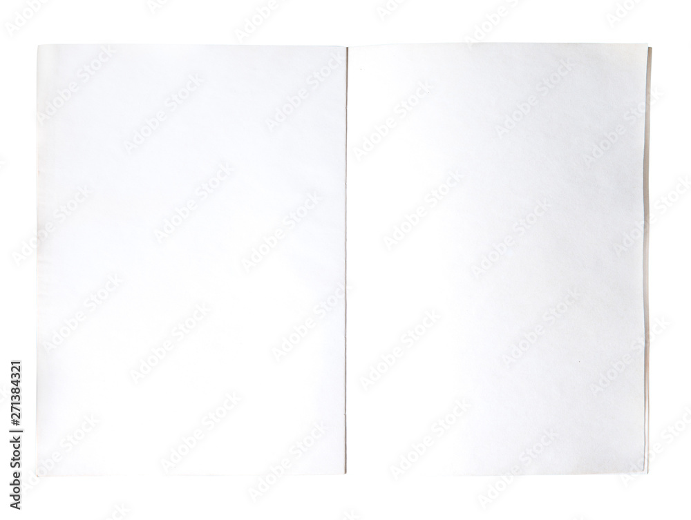 sheet of paper isolated on white sheet of paper isolated on white
