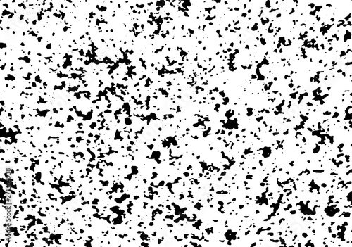 Grunge background black and white. Vector abstract dirty pattern. Monochrome vintage surface in cracks  spots  chips. 