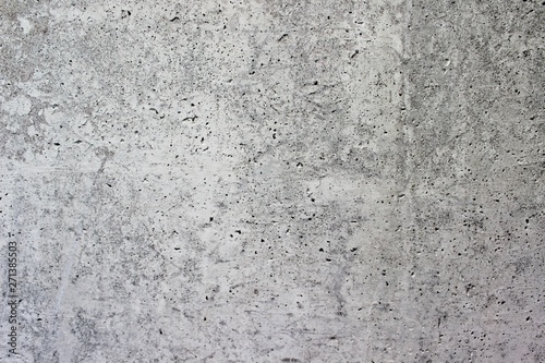 The porous structure of concrete