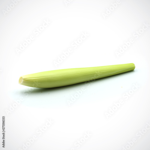 baby corn isolated on the white background.