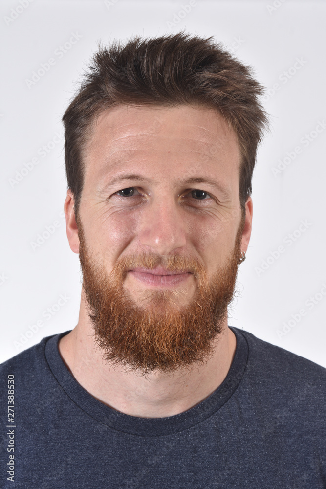 Obraz premium portrait of a man on white background
