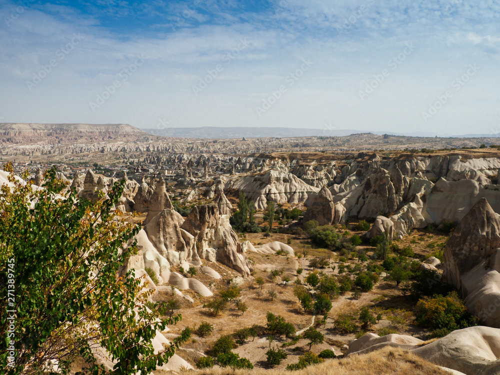 Rock sites of Cappadocia, Turkey, which is a unique attraction for tourists visiting Turkey.